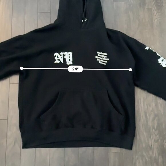 Fashion Nova Black New York Men's Hoodie - Picture 8 of 10